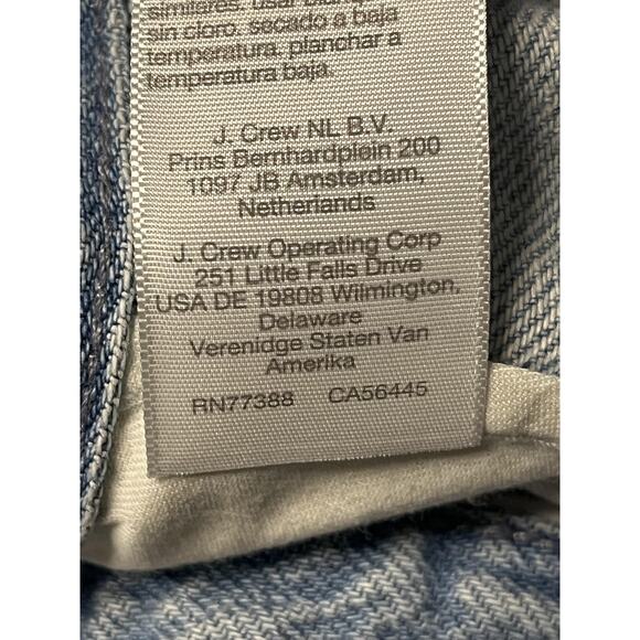 Madewell Jeans Womens 29 Light Wash Blue Low-Slung Cargo Denim Tapered Leg - Picture 9 of 14